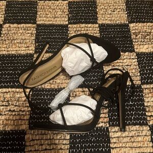 Fashion Nova Black Elegant Heels